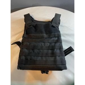 VOODOO TACTICAL ARMOR CARRIER VEST MAX PROTECTION BLACK 20-9017